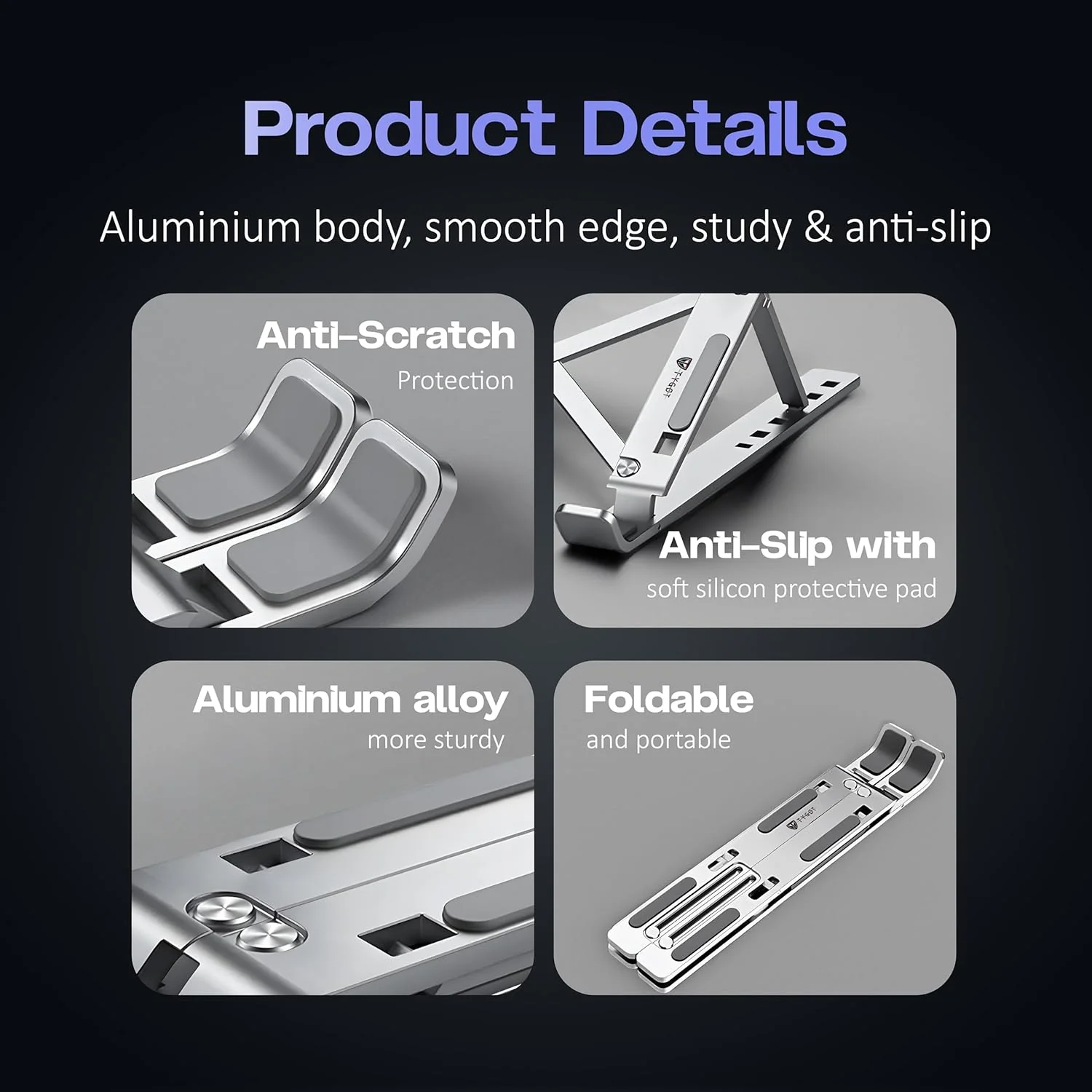 12874 Portable Laptop Stand for Desk - Image 5