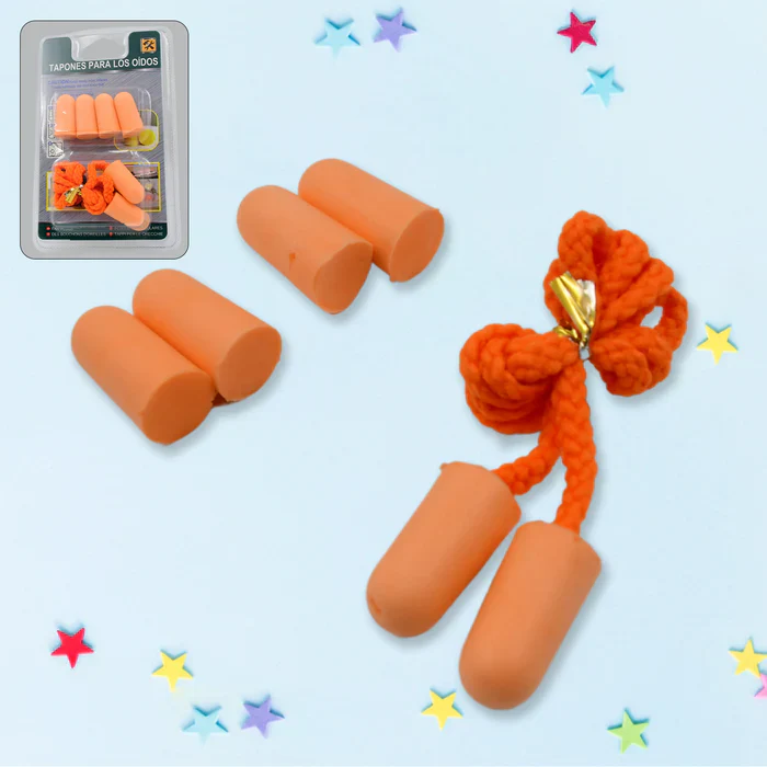 12924 Earplugs Soft Foam Earplugs Sleeping Noise Cancelling for Hearing Protection (3 Pairs) - Image 2