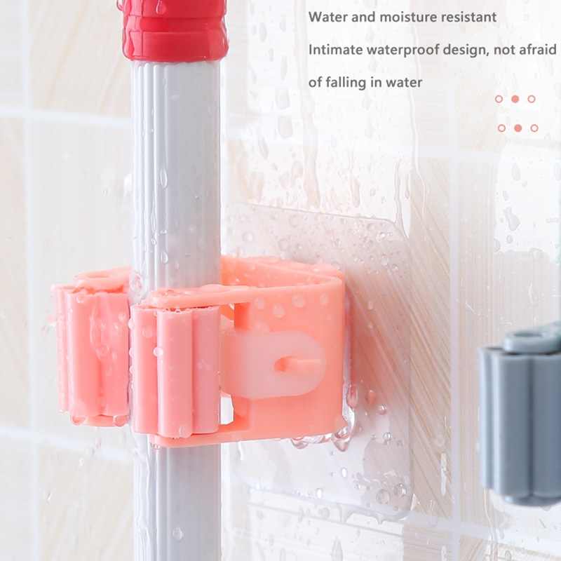 2177 Magic Sticker Series Self Adhesive Mop and Broom Holder - Image 4