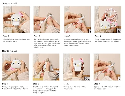 13262 Cartoon Character Silicon Charger Case Cover For iPHONE - Image 11