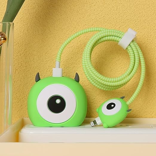 13262 Cartoon Character Silicon Charger Case Cover For iPHONE - Image 12