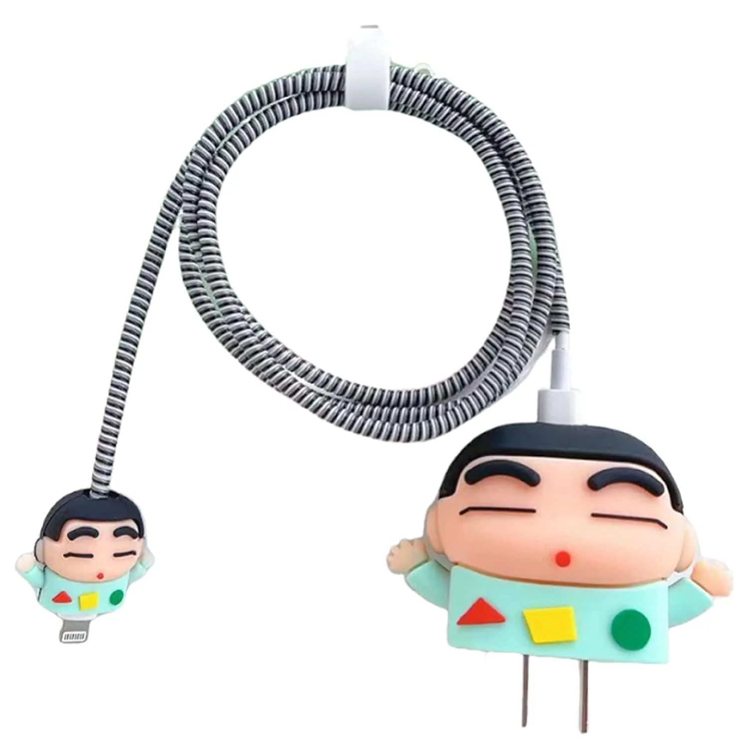 13262 Cartoon Character Silicon Charger Case Cover For iPHONE - Image 14