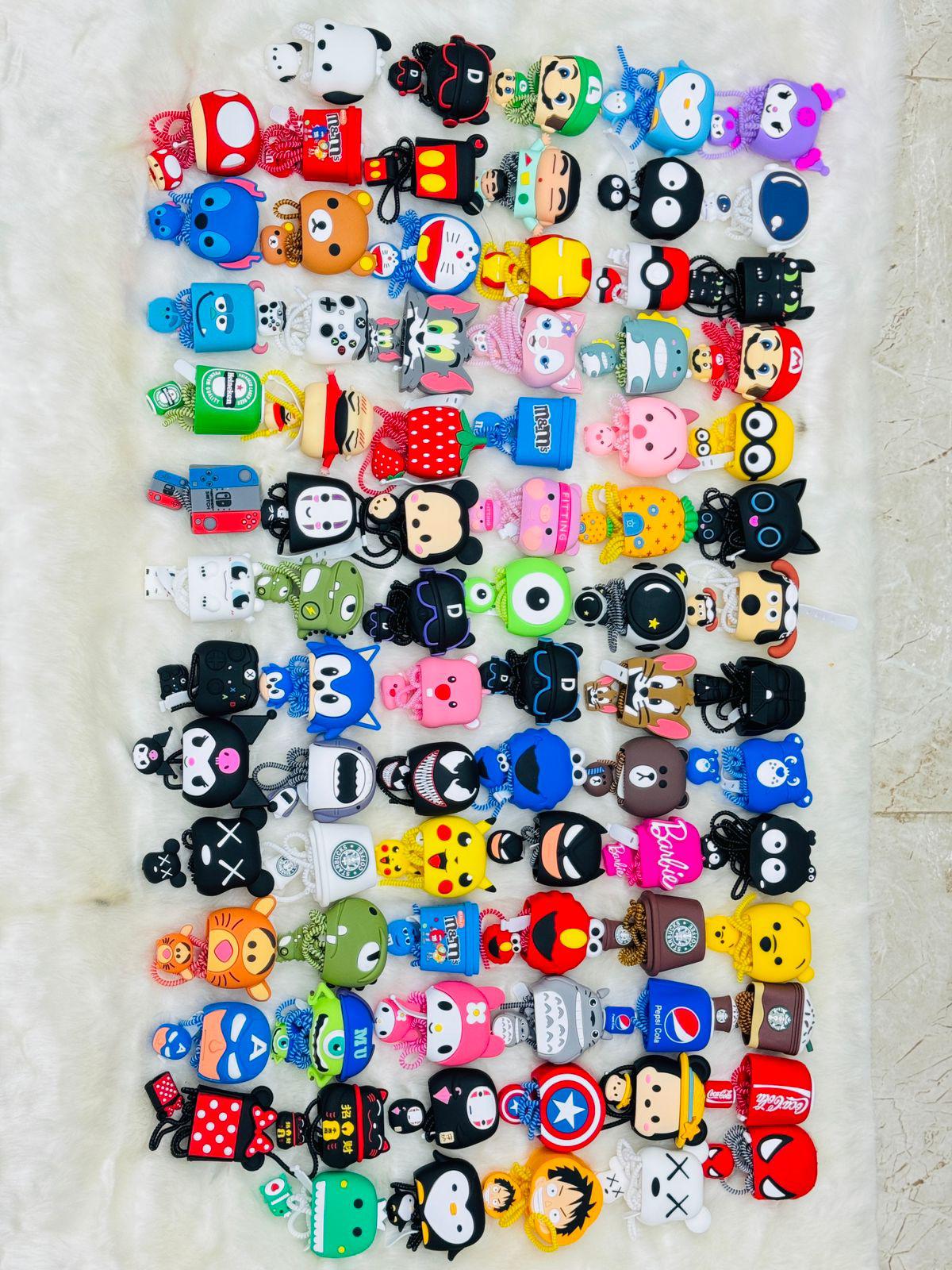 13262 Cartoon Character Silicon Charger Case Cover For iPHONE - Image 5