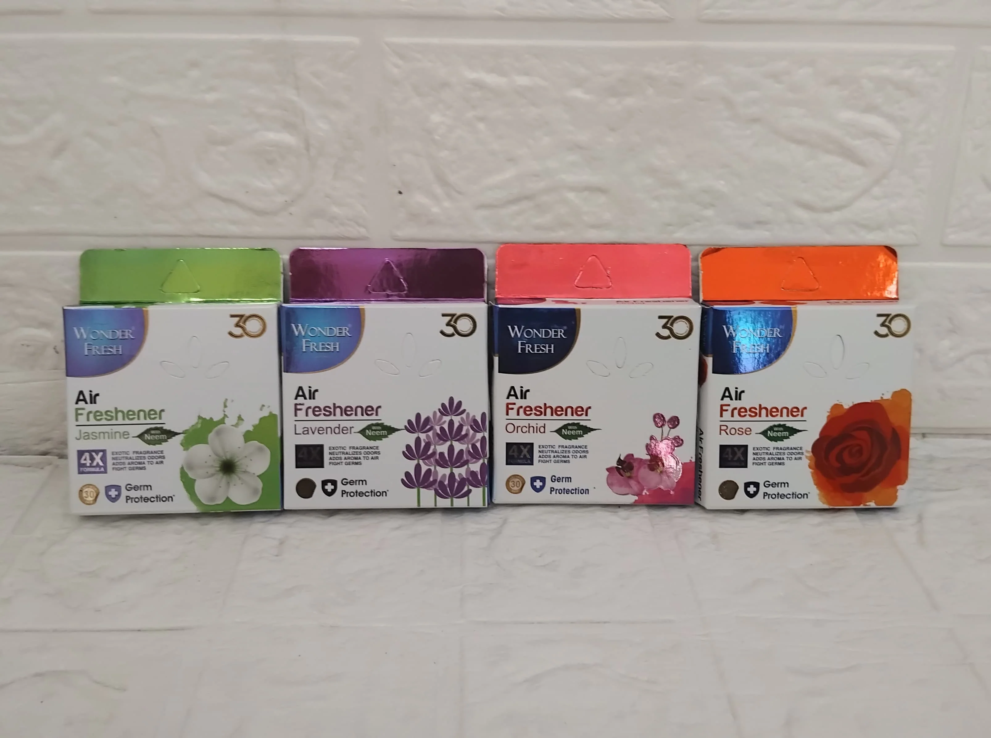 AM3495 Wonder Fresh Air Freshner Blocks Mixed Fragrances 50g - Image 6