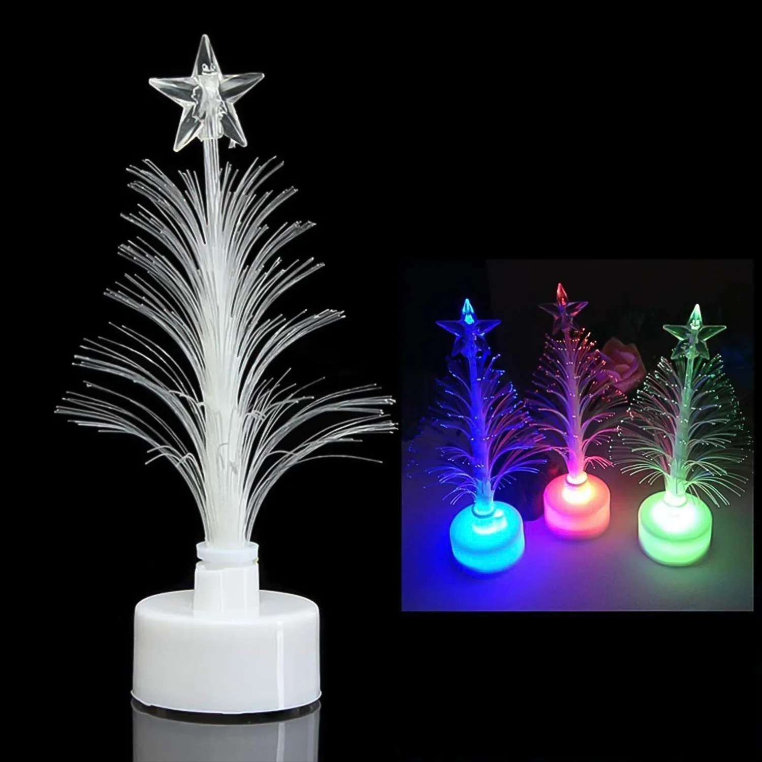 13522 Tree LED Candlelight Colourful Candle Decoration LED Light Night (1 Pc) - Image 2