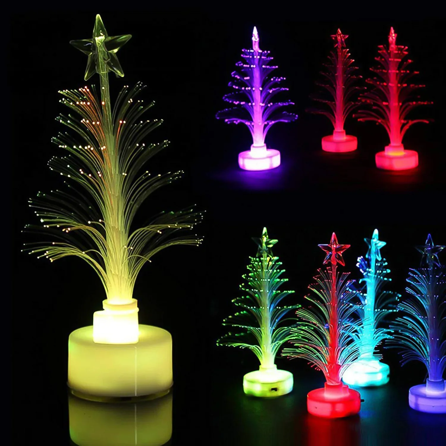 13522 Tree LED Candlelight Colourful Candle Decoration LED Light Night (1 Pc) - Image 3