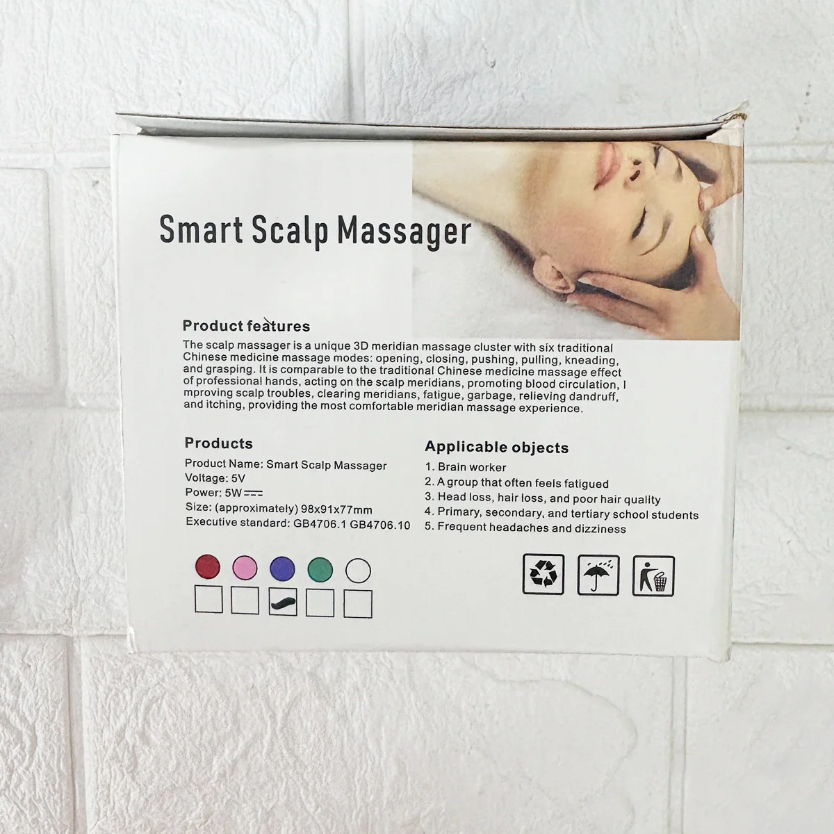 AM6357 Smart Electric Portable Head Massager for Hair Growth Deep Clean and Stress Relax - Image 10