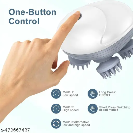 AM6357 Smart Electric Portable Head Massager for Hair Growth Deep Clean and Stress Relax - Image 5