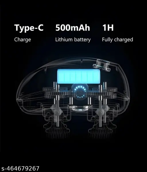 AM6357 Smart Electric Portable Head Massager for Hair Growth Deep Clean and Stress Relax - Image 6