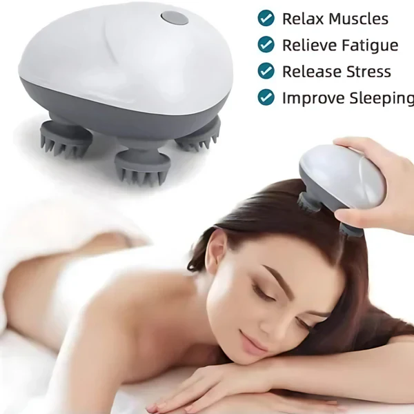 AM6357 Smart Electric Portable Head Massager for Hair Growth Deep Clean and Stress Relax - Image 7