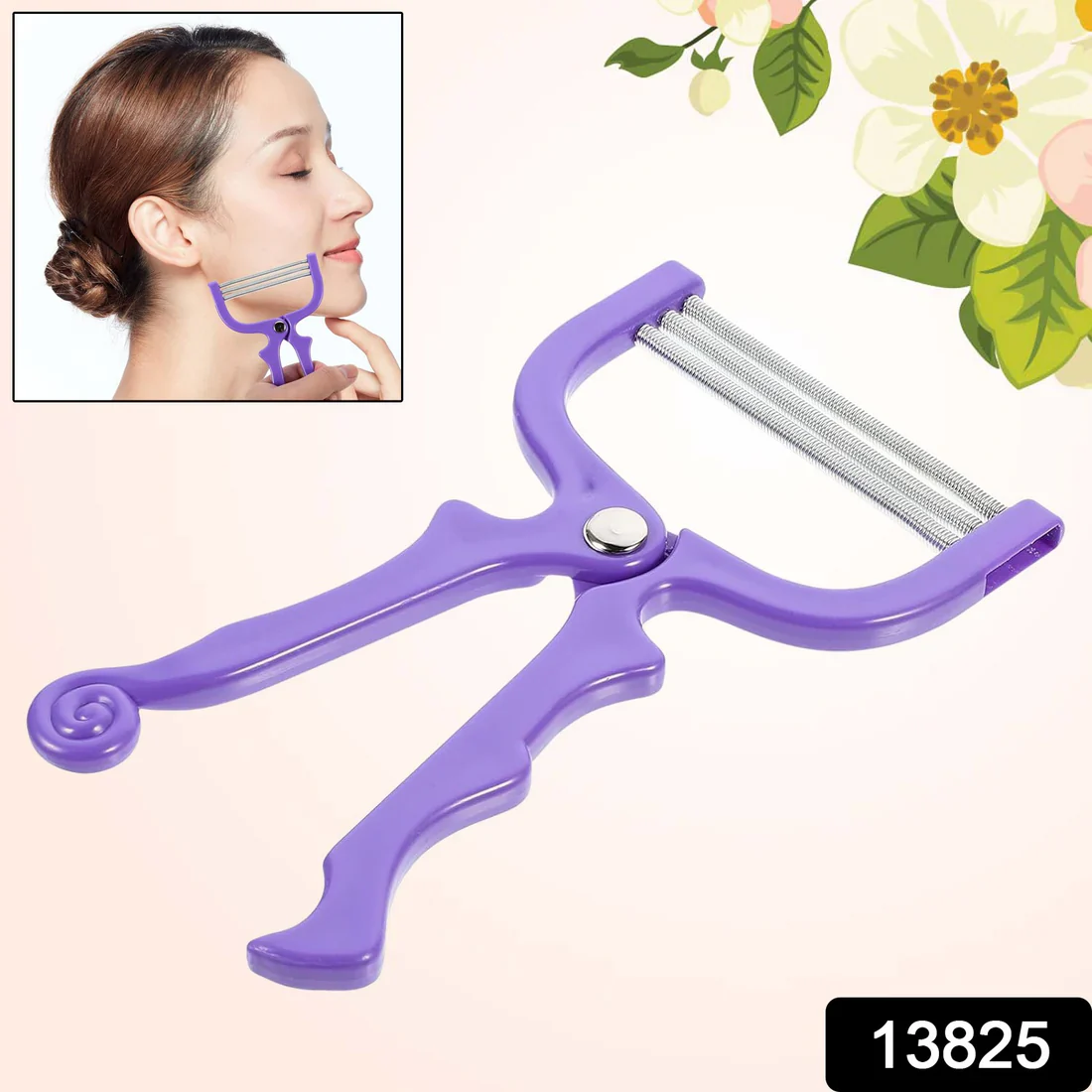 13825 Facial Hair Remover Depilator Threading Hair Removal Face (1 Pc) - Image 2