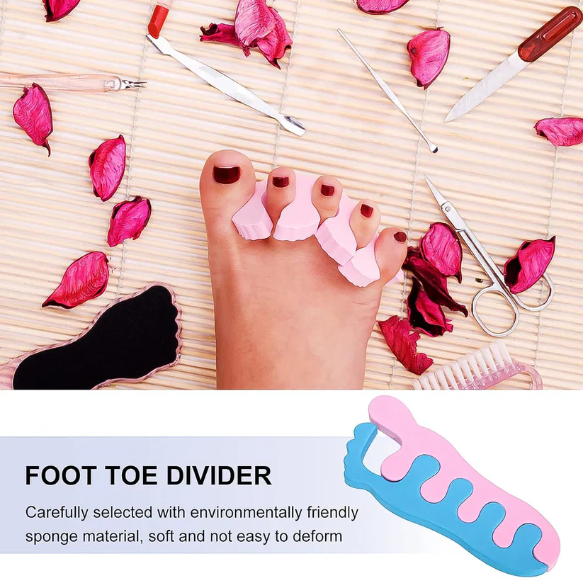 13829 Toe Separators, Toe Spacers Sponge Toe Stretcher Pedicures (1 Pair) - Image 4