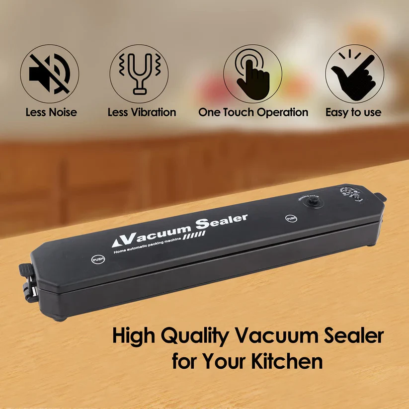 13854 Vacuum Sealer Machine with 10 Bags Automatic Hands-Free Air Sealing Machine - Image 2