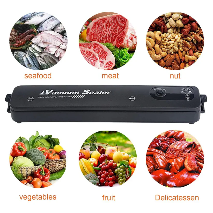 13854 Vacuum Sealer Machine with 10 Bags Automatic Hands-Free Air Sealing Machine - Image 6