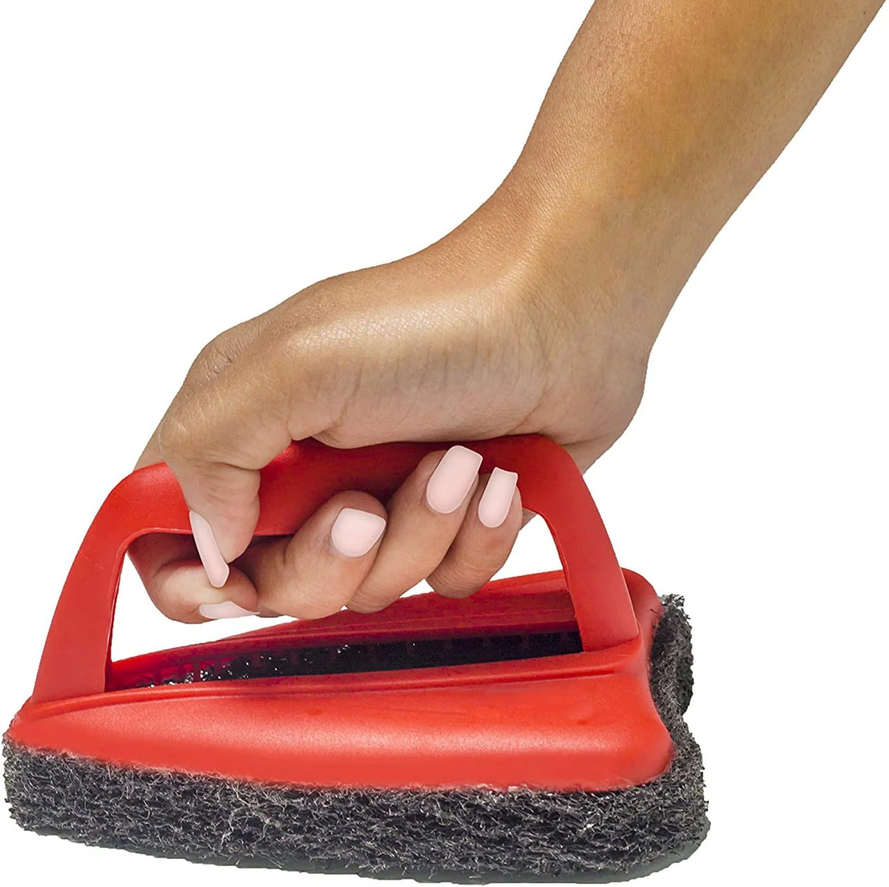 1403 Bathroom Brush with abrasive scrubber for superior tile cleaning - Image 4