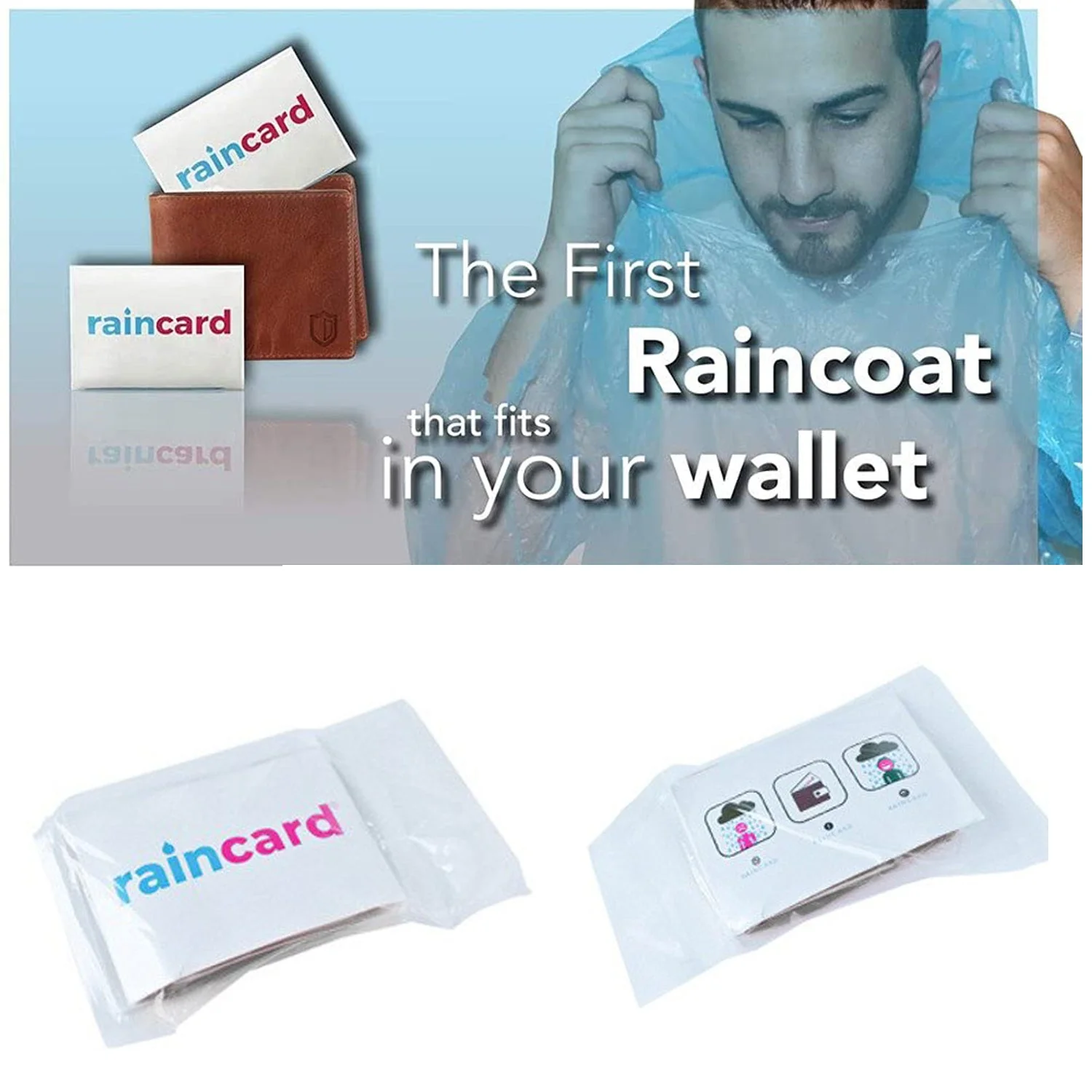 1425A Easy to Carry Emergency Waterproof Rain coat pouch - Image 3
