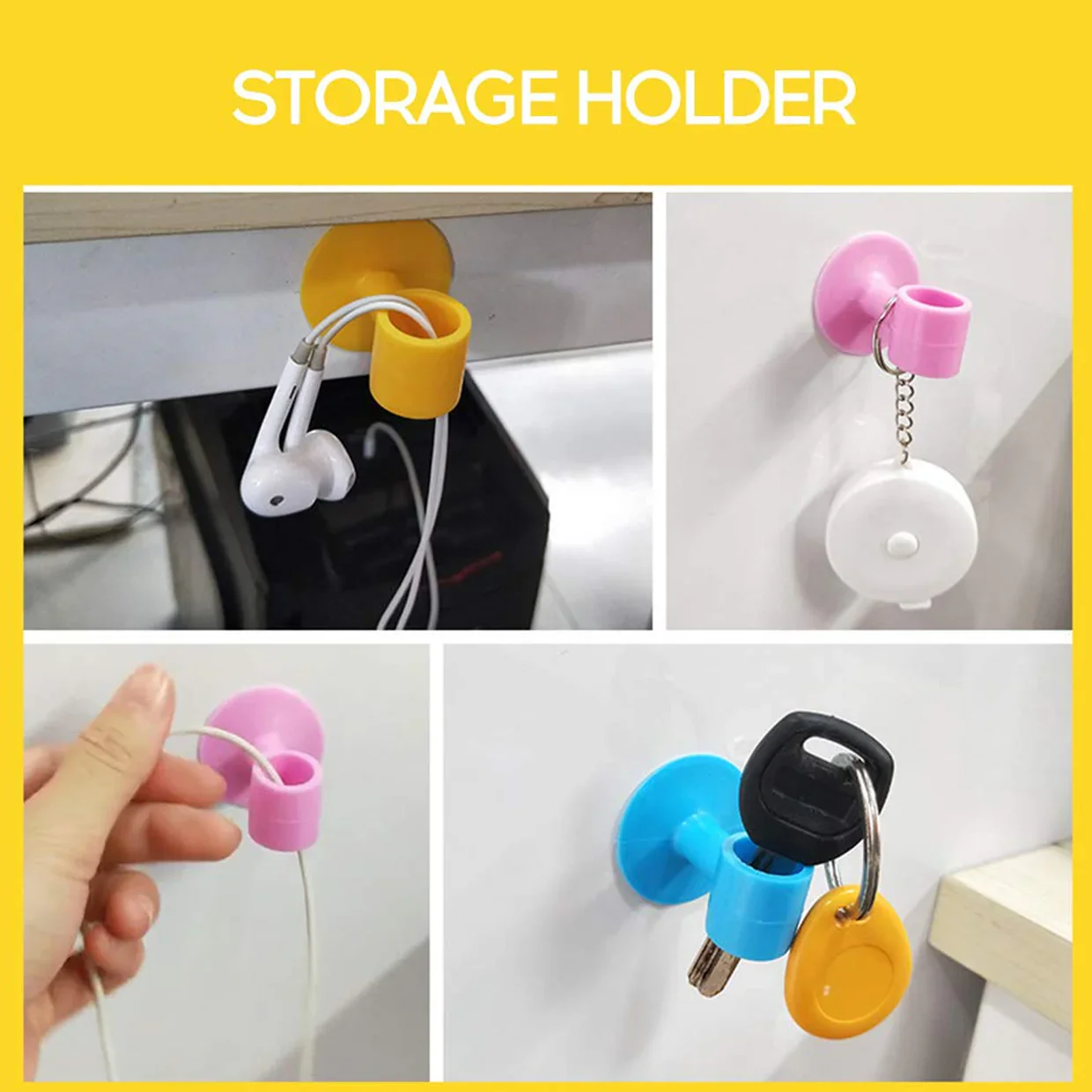 1442 Door Stopper Mini Anti-Collision Silicone Door Handle Crash Pad - Image 5