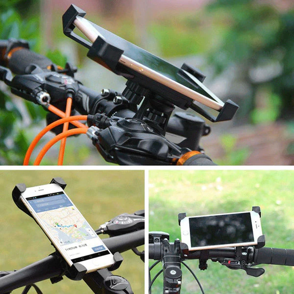 1456 Bike Phone Mount Anti Shake and Stable Cradle Clamp with 360° Rotation - Image 3