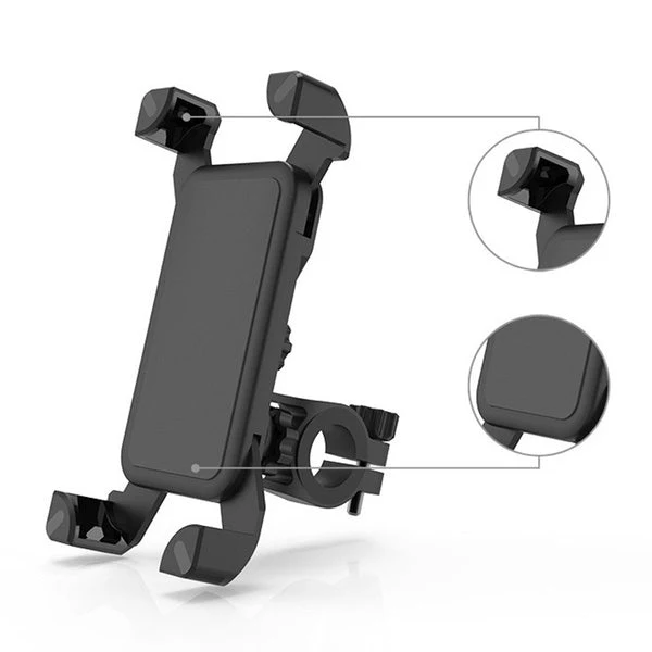 1456 Bike Phone Mount Anti Shake and Stable Cradle Clamp with 360° Rotation - Image 5