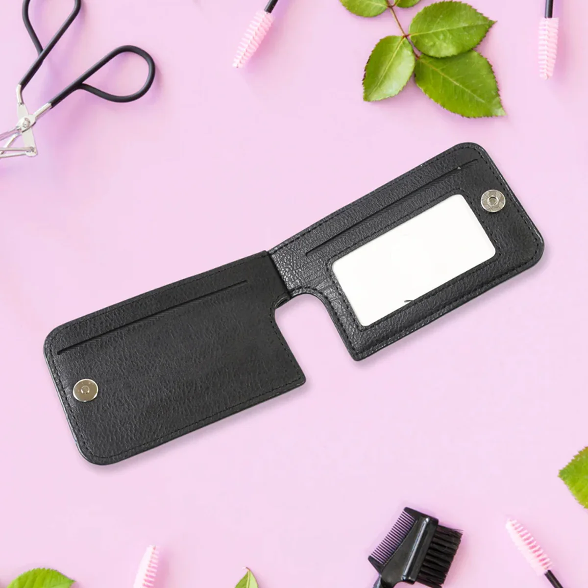 14588 Black Adhesive Card phone Holder, Card Wallet Phone Attachment (1 Pc) - Image 2