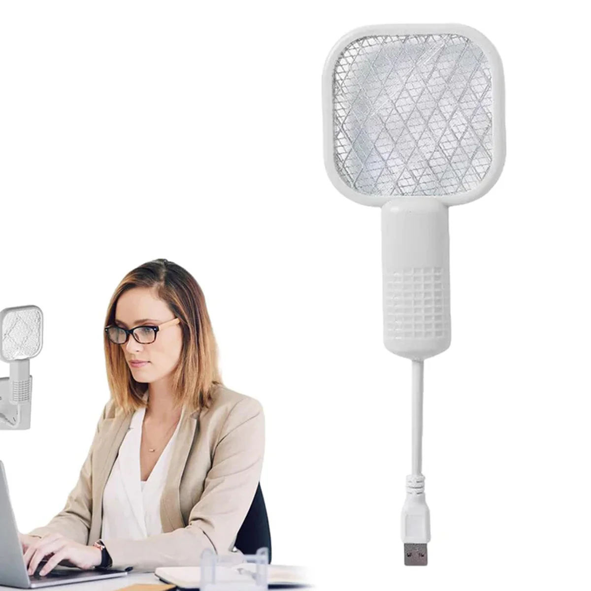 14630 Rechargeable Electric Mosquito Swatter Racket - Image 4