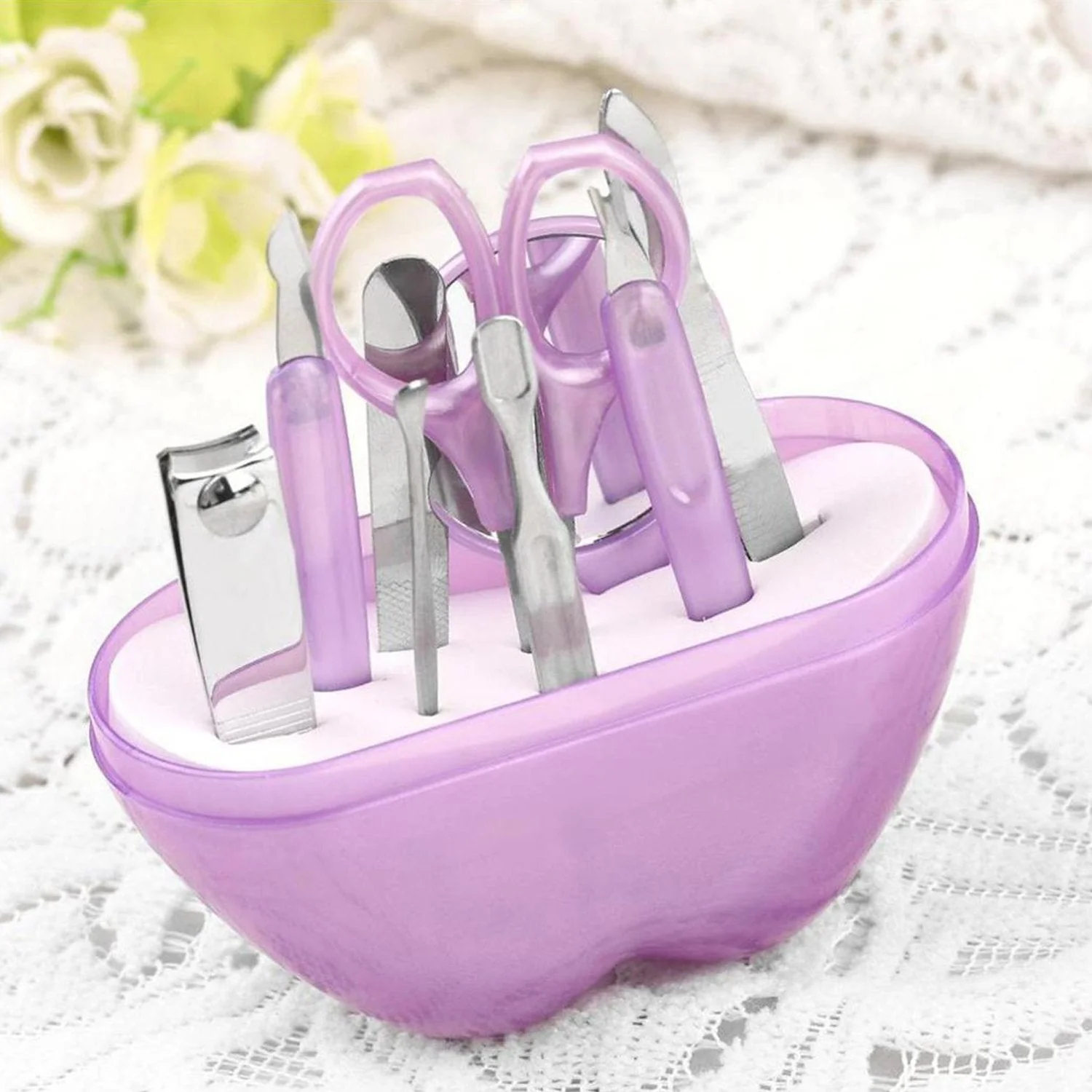 1491 8 in 1 Apple Shape Manicure Set - Image 3