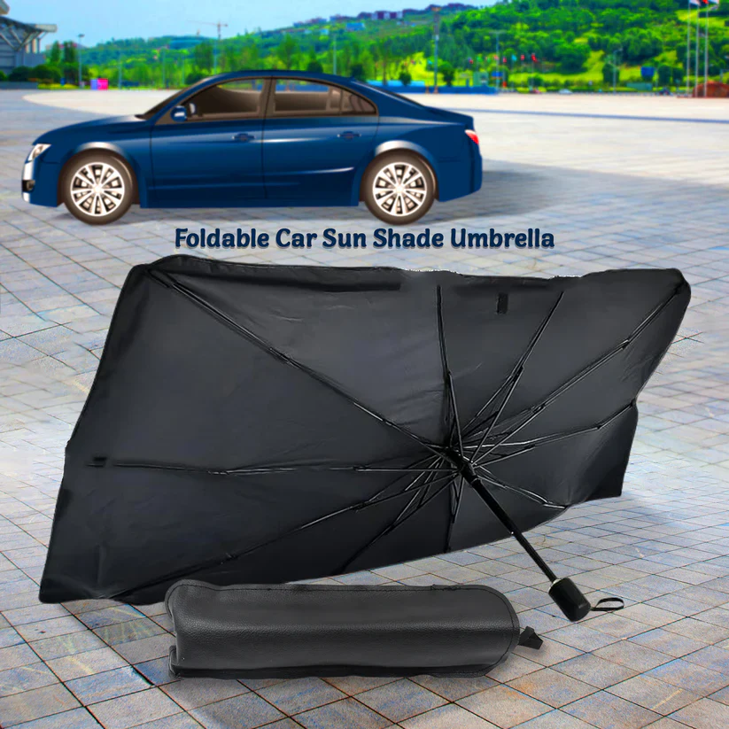 AM7311 Windshield Umbrella Sun Shade Cover for Car (1 Pc)