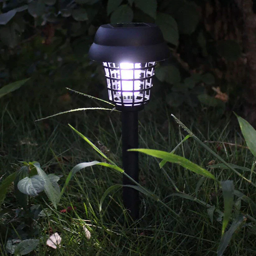 15142 Medium Garden Solar Powered LED Mosquito Trap / Bug Zapper (1 Pc)