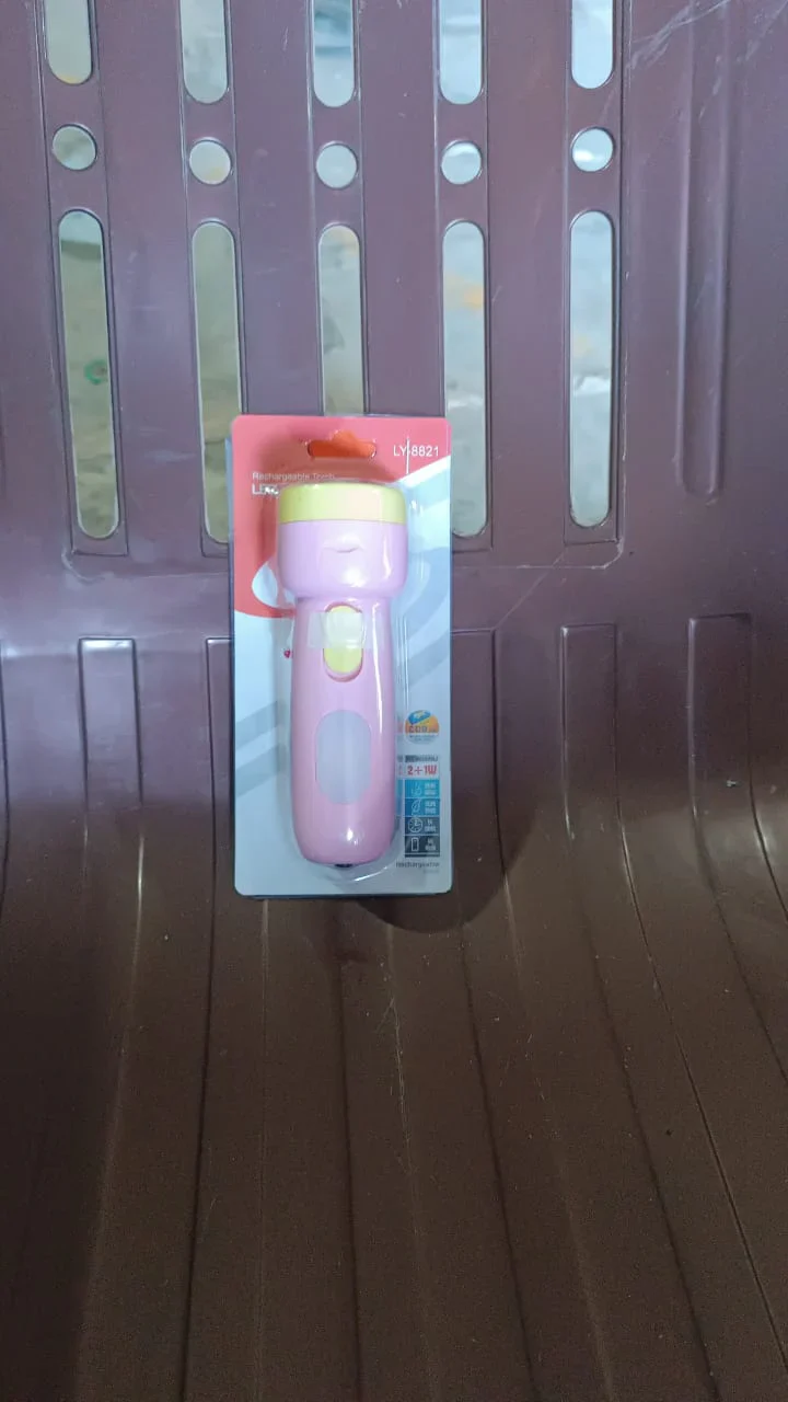 15231 2-in-1 Rechargeable Small Handy LED Torchlight for Home, Outdoor, Tracking (1 Pc) - Image 7