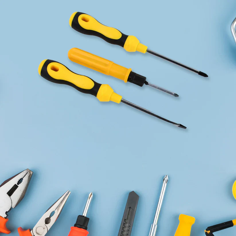 15294 7 Pcs Hand Tool Kit and Magnetic Wristband for Holding Screws, Bolts, Drill Bits - Image 2