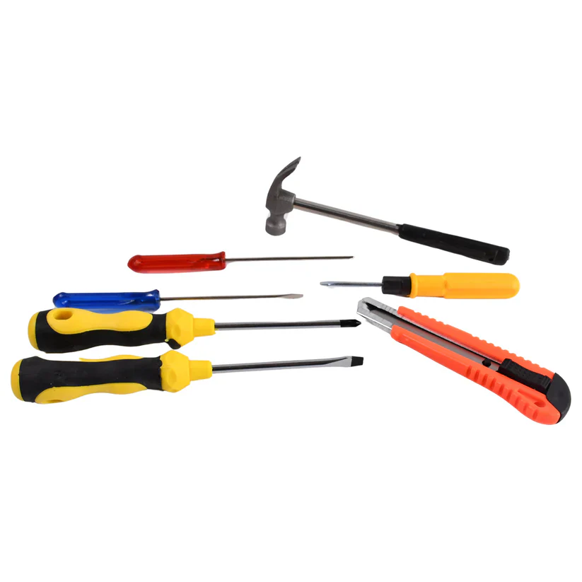 15294 7 Pcs Hand Tool Kit and Magnetic Wristband for Holding Screws, Bolts, Drill Bits - Image 6