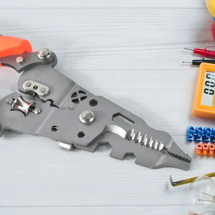15308 8 in 1 Wire Stripper Pliers, Soft Grip - Image 4
