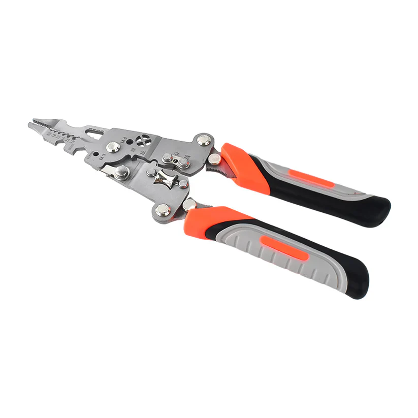 15308 8 in 1 Wire Stripper Pliers, Soft Grip - Image 7