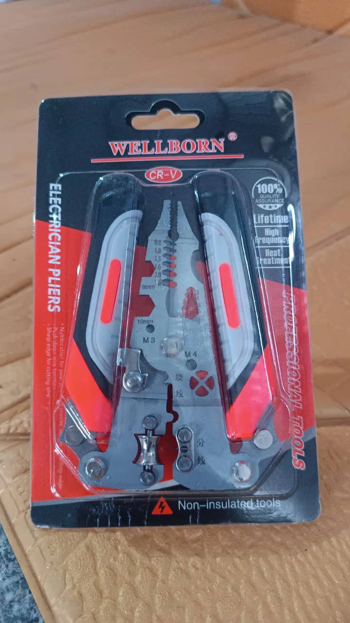 15308 8 in 1 Wire Stripper Pliers, Soft Grip - Image 8