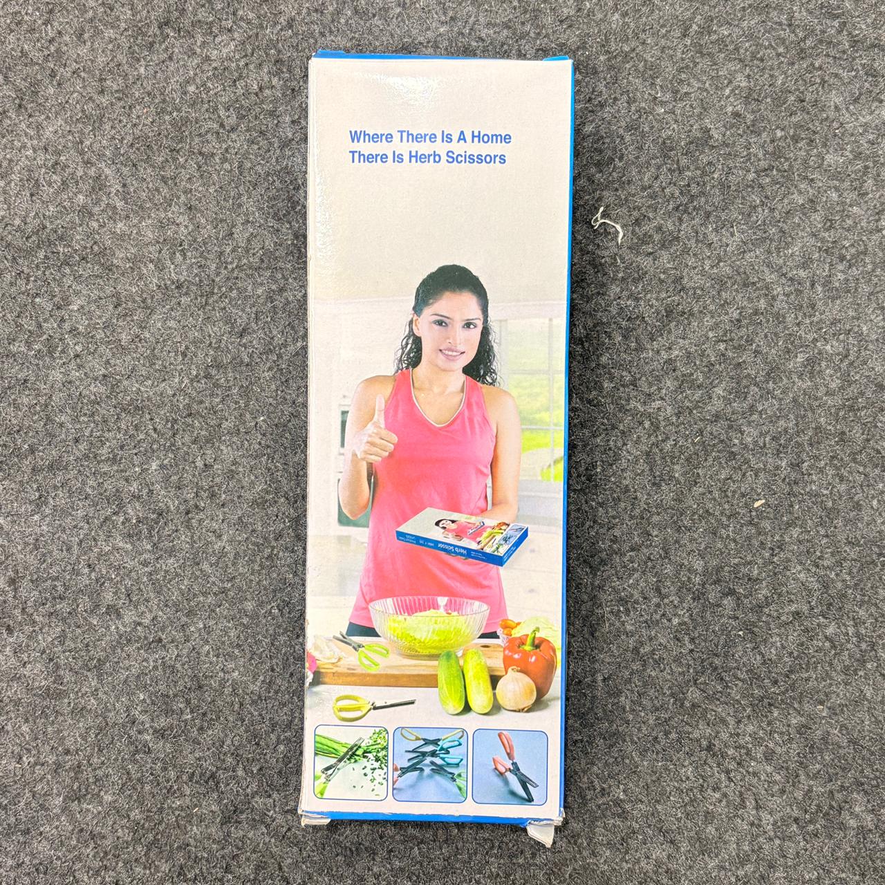 1563 Multifunction Vegetable Stainless Steel Herbs Scissor with 5 Blades - Image 8