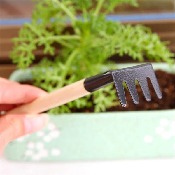 1598 Kid's Garden Tools Set of 3 Pieces (Trowel, Shovel, Rake) - Image 7