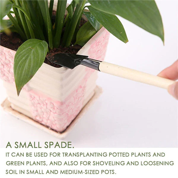 1598 Kid's Garden Tools Set of 3 Pieces (Trowel, Shovel, Rake) - Image 8