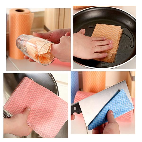 AM7758 Non Wooven Fabric Disposable Handy Wipe Cleaning Cloth Roll, Tissue Roll (1Pc) - Image 6
