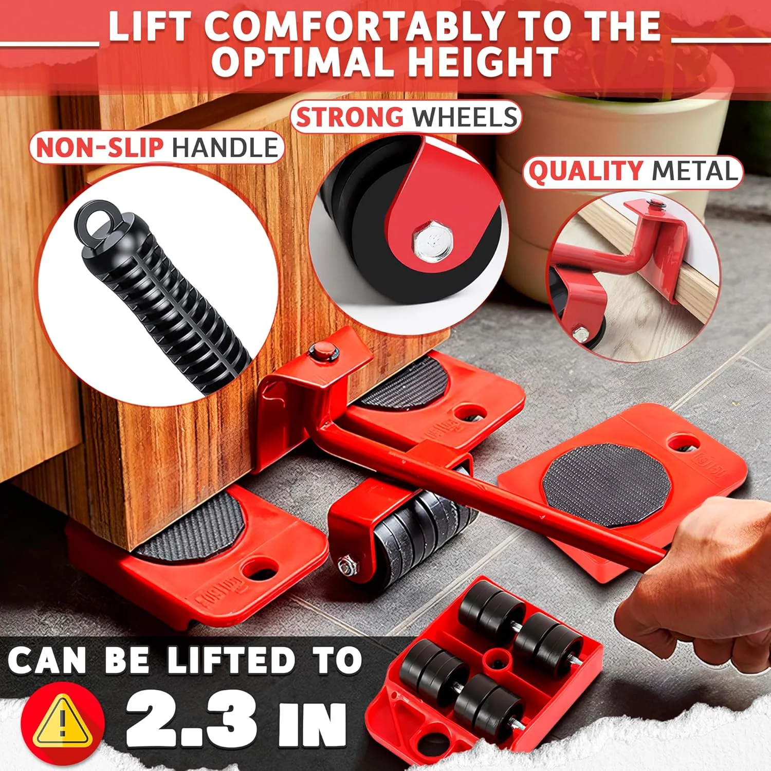1619c Furniture Lift Mover Tool Set - Image 2
