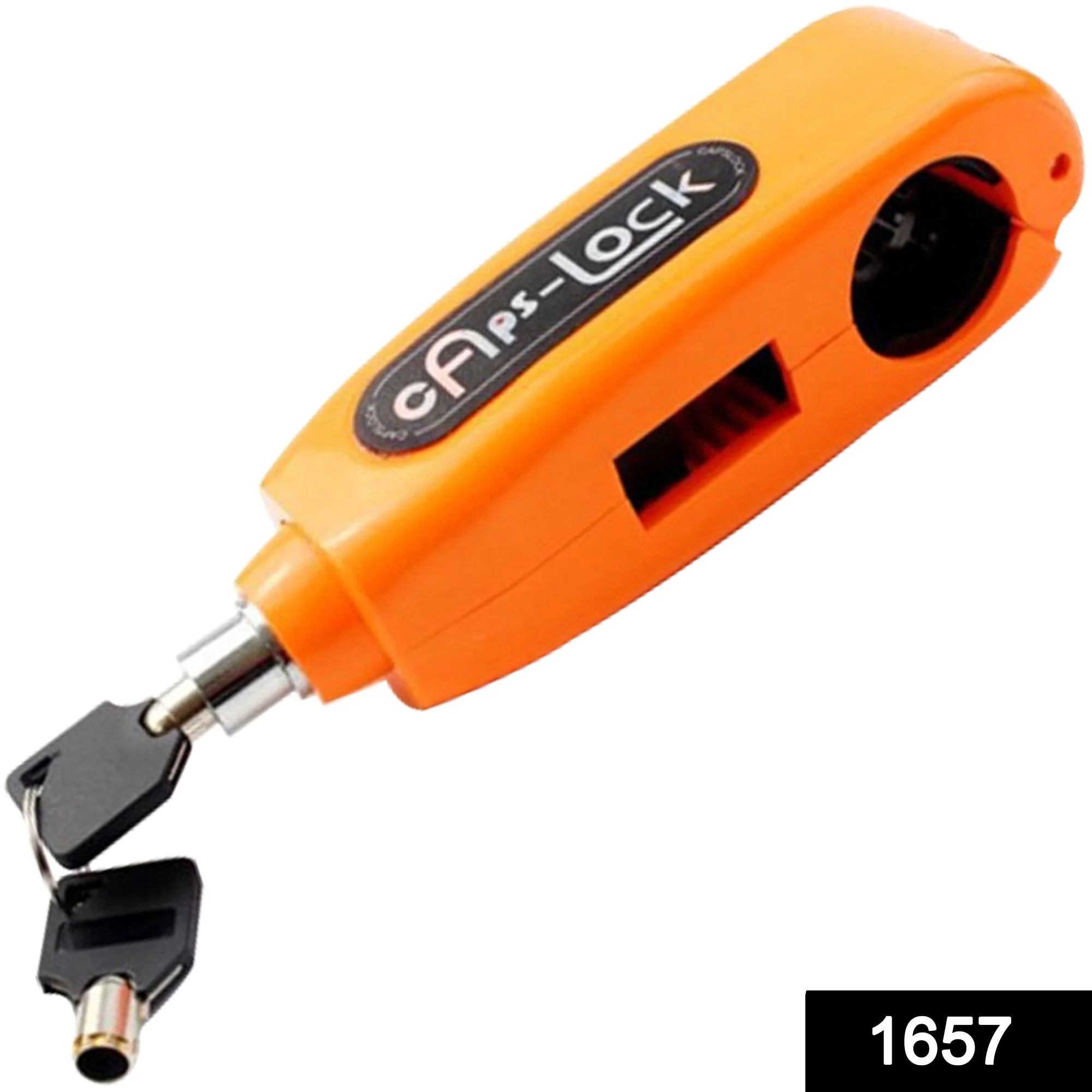1657 Heavy Duty Bike Brake Lock - Locking System by Holding Handle Bar with Brake Lever - Image 2