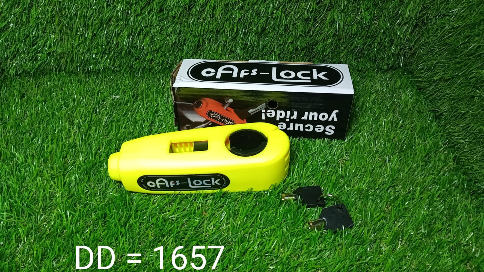 1657 Heavy Duty Bike Brake Lock - Locking System by Holding Handle Bar with Brake Lever - Image 9
