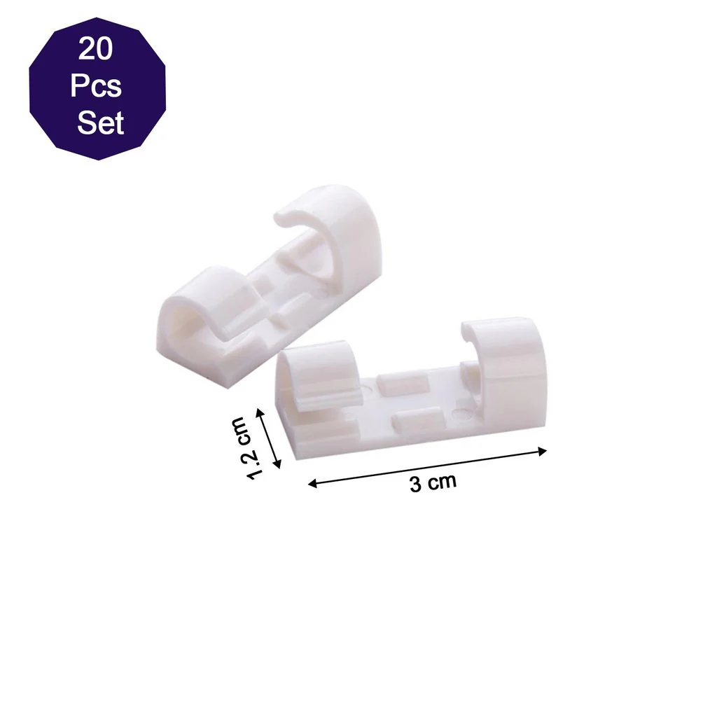 1761 Self Adhesive Cable Clips Wire Manage Holder - Image 3