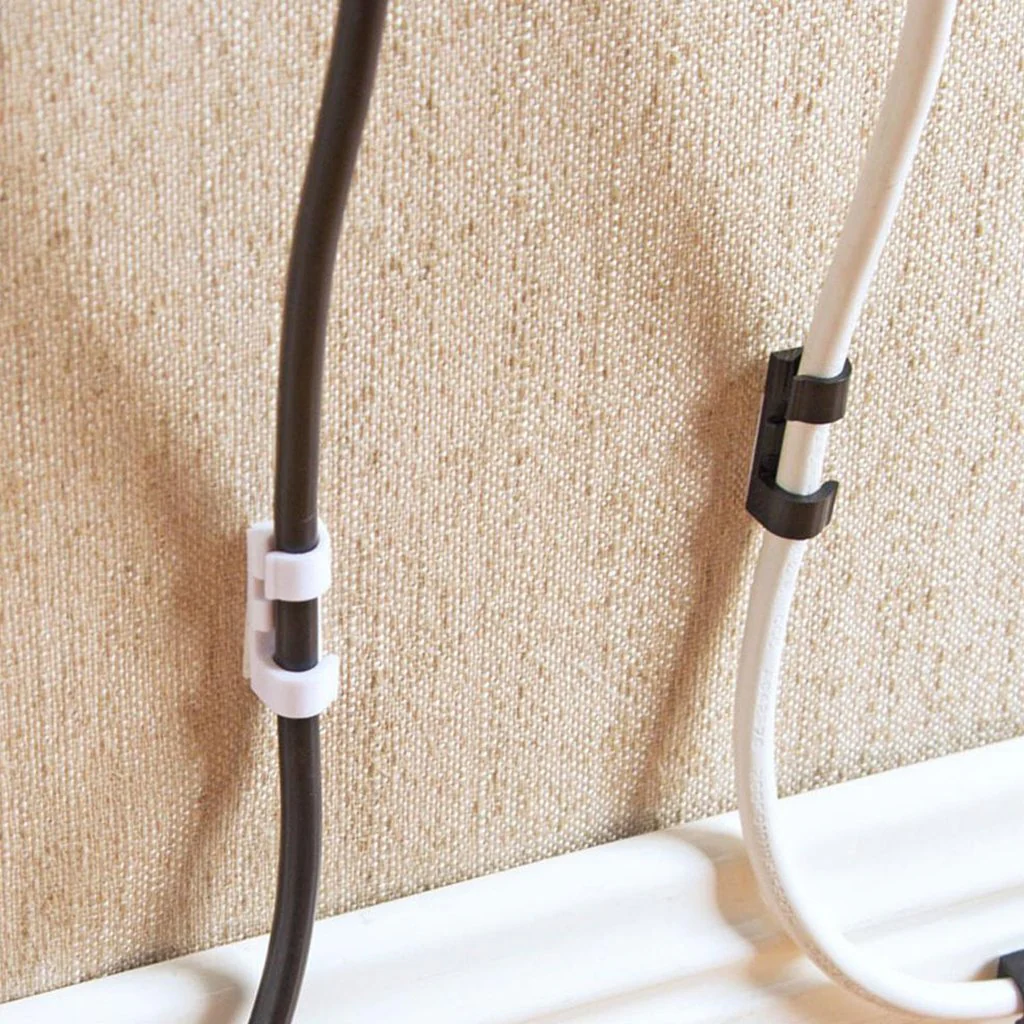 1761 Self Adhesive Cable Clips Wire Manage Holder - Image 6