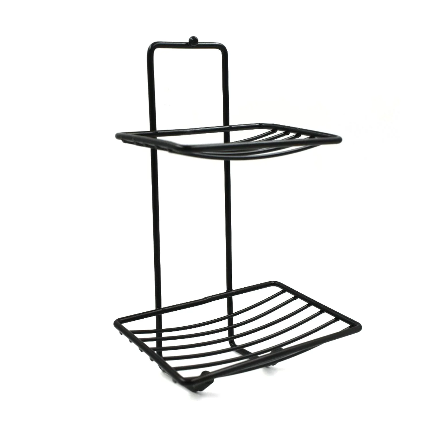 1763A 2 Layer SS Soap Rack used in all kinds of places household and bathroom purposes for holding soaps. - Image 2