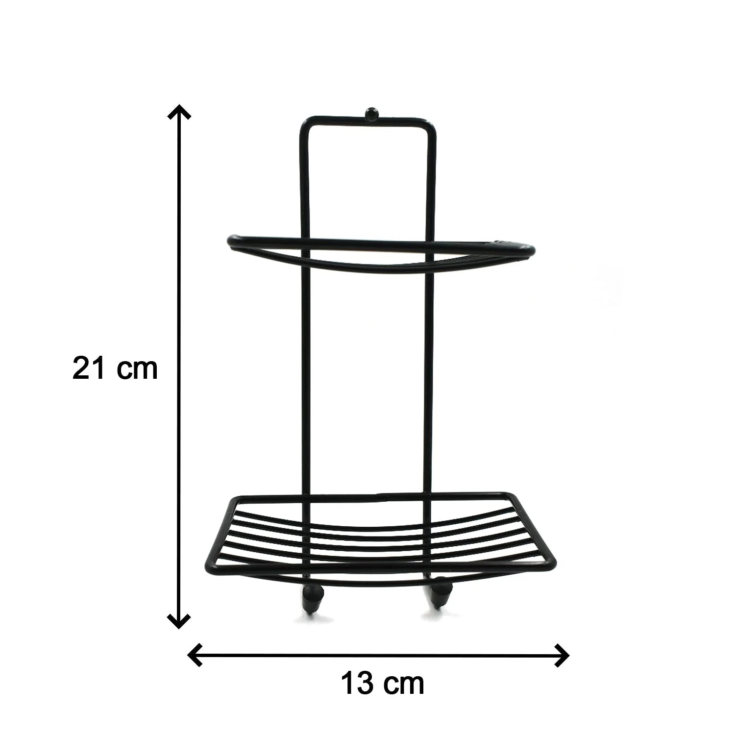 1763A 2 Layer SS Soap Rack used in all kinds of places household and bathroom purposes for holding soaps. - Image 4