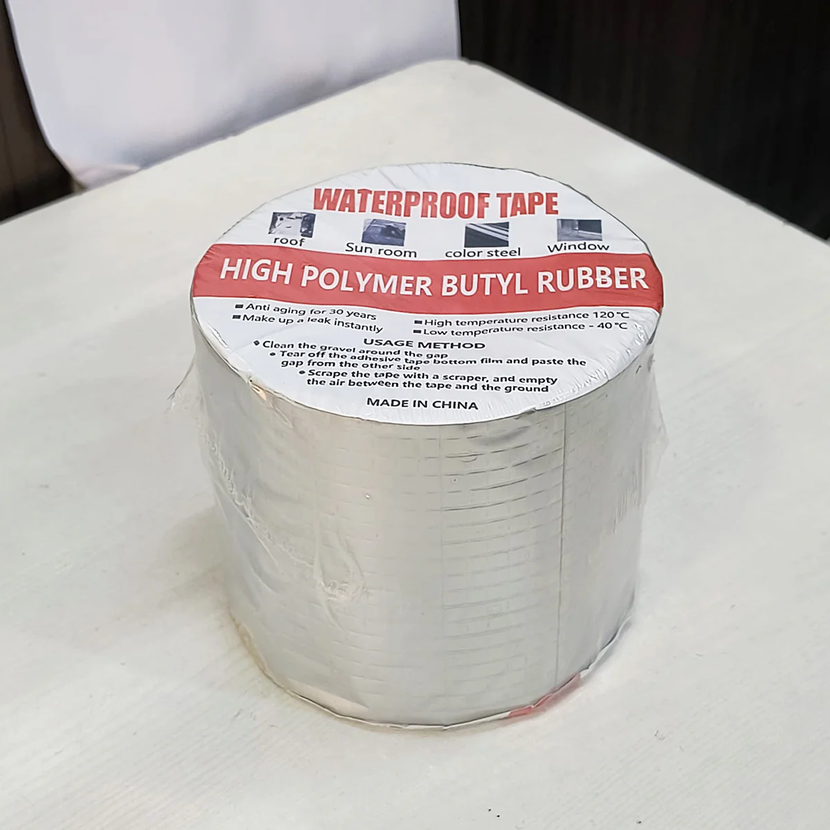 AM5582 Aluminium Self Adhesive Foil Tape (4 Inch X 5 MTR) 5 m Butyl Tape - Image 7