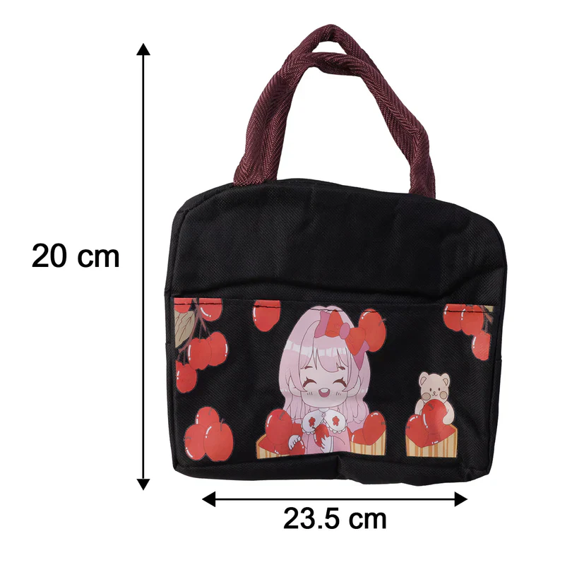 18303 Insulated Lunch Bag with Cute Cartoon Design (1 Pc) - Image 6