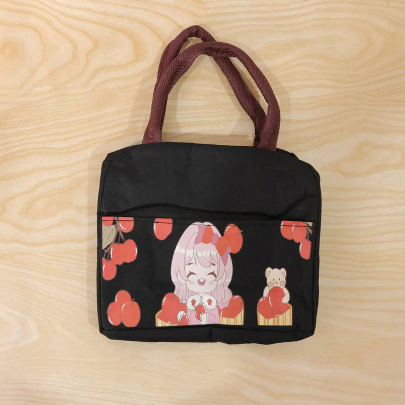 18303 Insulated Lunch Bag with Cute Cartoon Design (1 Pc) - Image 9