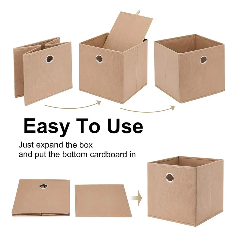 18779 Foldable Square Storage Box (20x20 Cm / 1 Pc) - Image 3