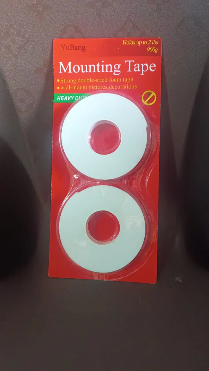 18828 Strong Double Sided Tape Foam Mounting Tape (2 Pcs Set) - Image 6